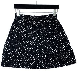 DIVIDED | H&M Black/White Heart Pattern Skirt